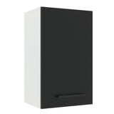 Alacena Cocina 40 cm 1 Puerta Blanco/Negro Agata Madesa