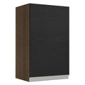 Alacena 40 cm 1 Puerta Marrón/Negro Glamy Madesa