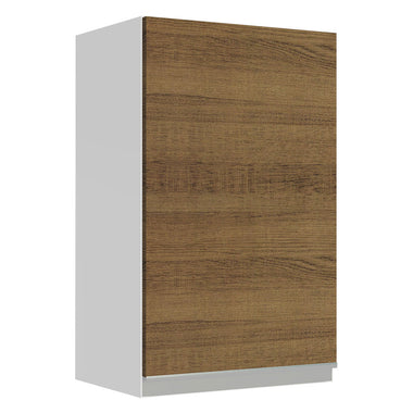 Alacena 40 cm 1 Puerta Blanco/Marrón Glamy Madesa