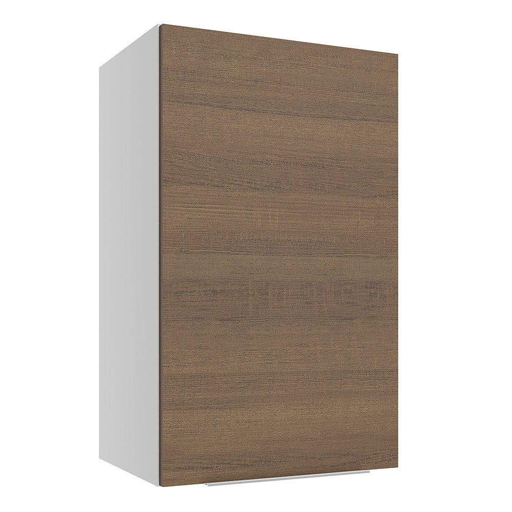 Alacena Cocina 40 cm 1 Puerta Blanco/Marrón Stella Madesa