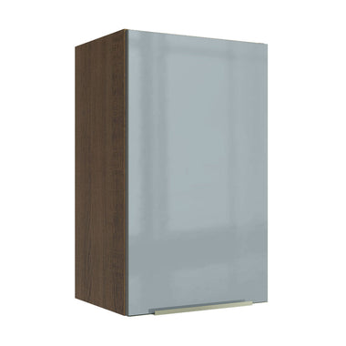 Alacena 40 cm 1 Puerta Marrón/Gris Lux Madesa