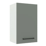 Alacena 40 cm 1 Puerta Agata Blanco/Gris