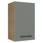 Alacena 40 cm 1 Puerta Marrón/Gris Agata Madesa