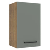 Alacena 40 cm 1 Puerta Agata Marrón/Gris