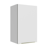 Alacena Cocina 40 cm 1 Puerta Blanco/Blanco Aterciopelado Lux Madesa