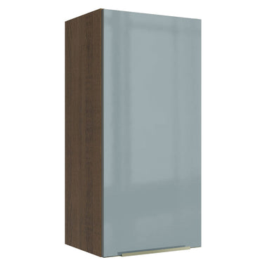 Alacena 40 cm 1 Puerta Marrón/Gris Lux Madesa
