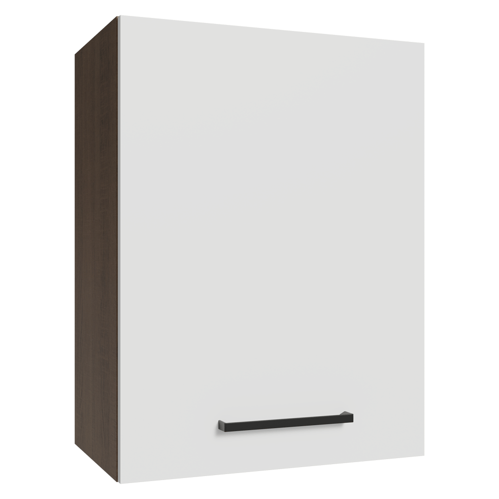 Alacena 50 cm 1 Puerta Agata Marrón/Blanco