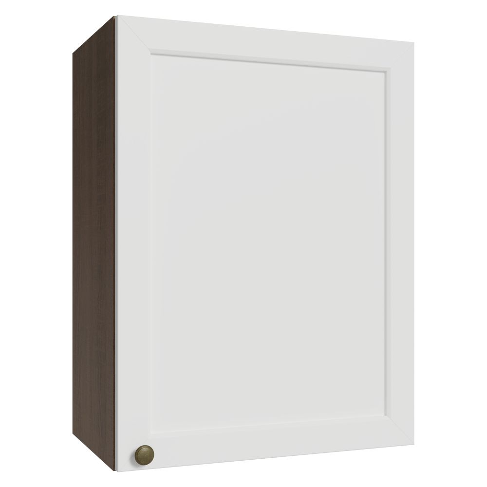 Alacena 50 cm 1 Puerta Vik Marrón/Blanco