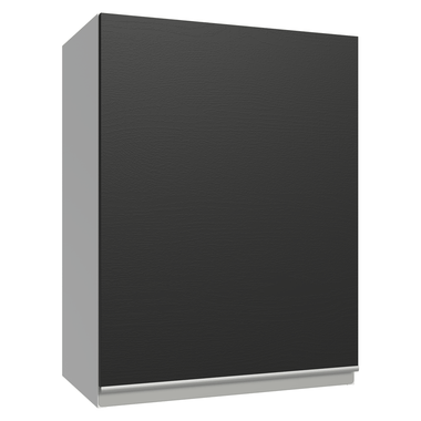 Alacena 50 cm 1 Puerta Blanco/Negro Glamy Madesa