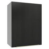 Alacena 50cm 1 Puerta Blanco/Negro Lux Madesa