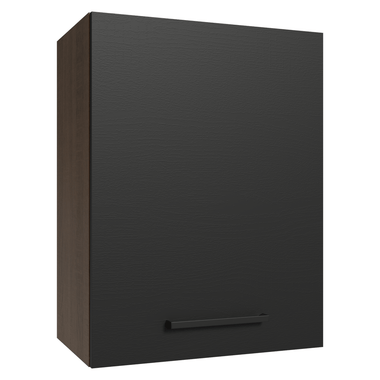 Alacena 50 cm 1 Puerta Marrón/Negro Agata Madesa