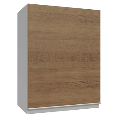 Alacena 50 cm 1 Puerta Blanco/Marrón Glamy Madesa