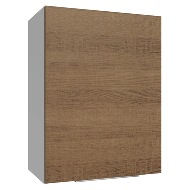 Alacena 50 cm 1 Puerta Blanco/Marrón Stella Madesa