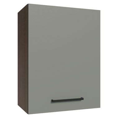 Alacena 50 cm 1 Puerta Marrón/Gris Agata Madesa