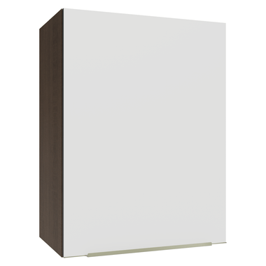 Alacena 50 cm 1 Puerta aterciopelado Marrón/Blanco Lux Madesa