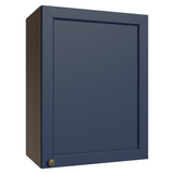 Alacena 50 cm 1 Puerta Vik Marrón/Azul