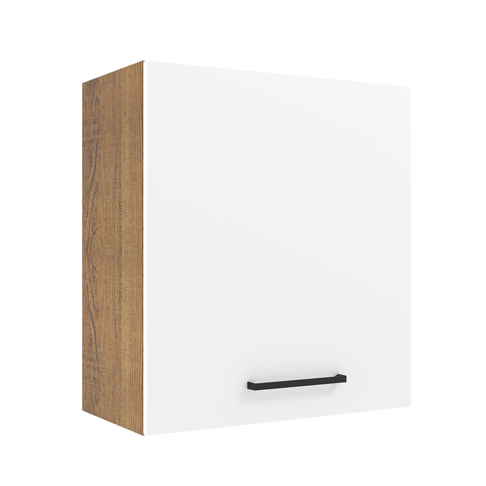 Alacena 60 cm 1 Puerta Agata Marrón/Blanco
