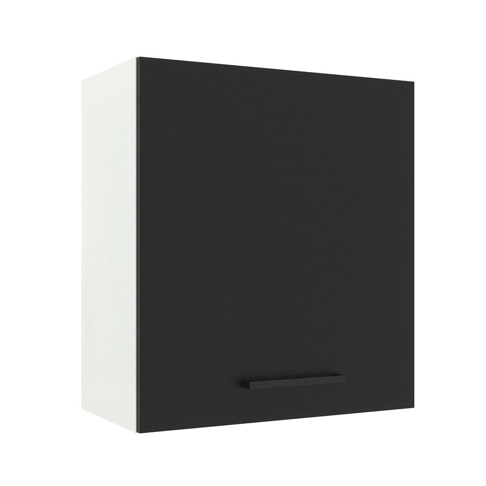 Alacena 60 cm 1 Puerta Agata Blanco/Negro