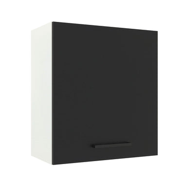 Alacena 60 cm 1 Puerta Blanco/Negro Agata Madesa