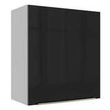 Alacena 60 cm 1 Puerta Lux Blanco/Negro