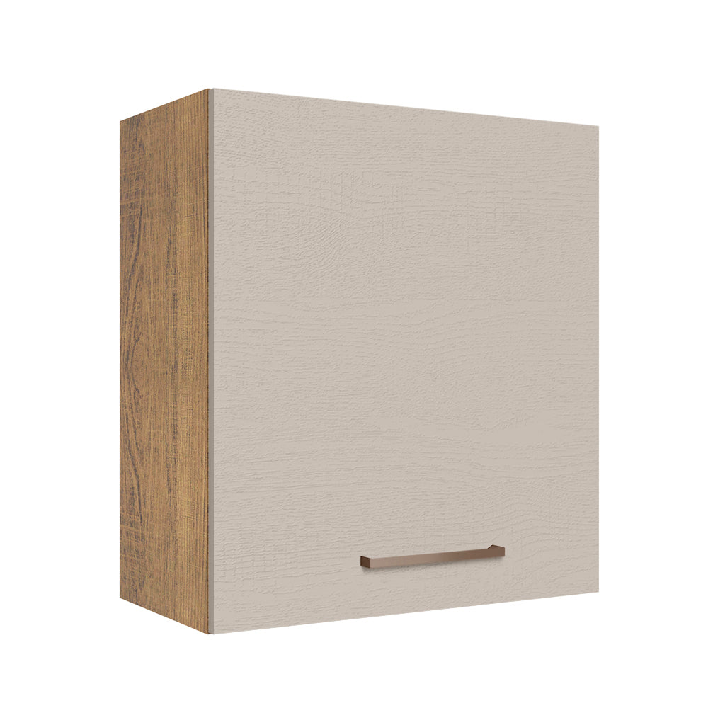 Alacena 60 cm 1 Puerta Agata Marrón/Crema