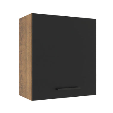 Alacena 60 cm 1 Puerta Marrón/Negro Agata Madesa