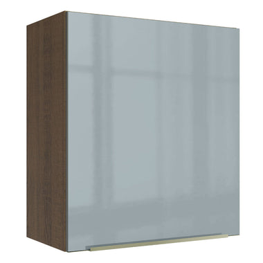 Alacena 60 cm 1 Puerta Marrón/Gris Lux Madesa
