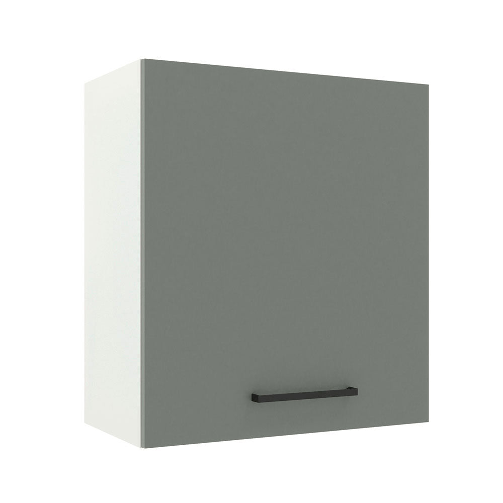 Alacena 60 cm 1 Puerta Agata Blanco/Gris