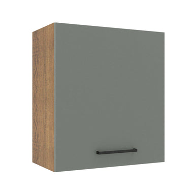 Alacena 60 cm 1 Puerta Marrón/Gris Agata Madesa