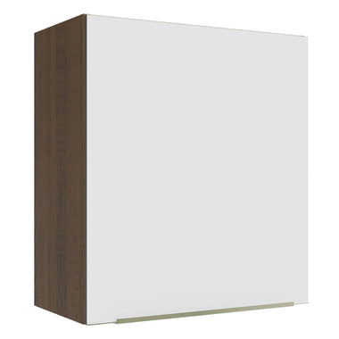 Alacena 60 cm 1 Puerta Marrón/Blanco Lux Madesa