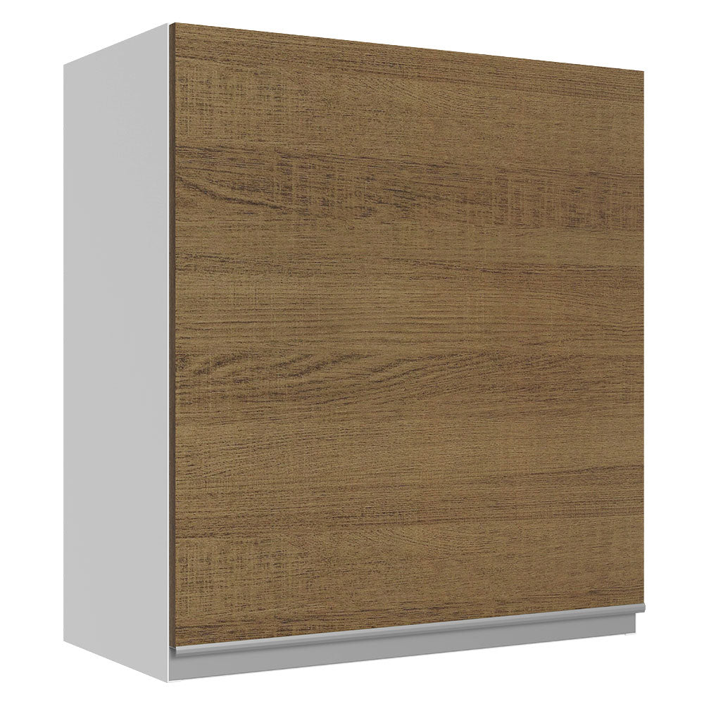 Alacena Cocina 100% MDF 60 cm 1 Puerta Blanco/Marrón Acordes Madesa