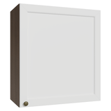 Alacena 60 cm 1 Puerta Marrón/Blanco Vik Madesa
