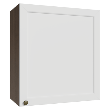 Alacena 60 cm 1 Puerta Marrón/Blanco Vik Madesa