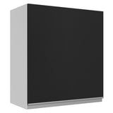 Alacena Cocina 100% MDF 60 cm 1 Puerta Blanco/Negro Acordes Madesa