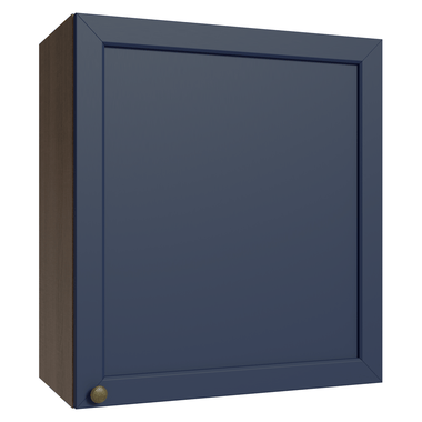 Alacena 60 cm 1 Puerta Marrón/Azul Vik Madesa