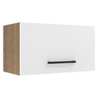 Alacena 60 cm 1 Puerta Rebatible Marrón/Blanco Agata Madesa
