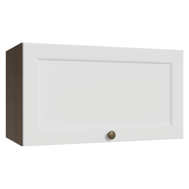 Alacena 60 cm 1 Puerta Rebatible Marrón/Blanco Vik Madesa