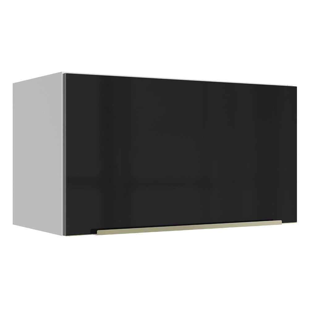 Alacena 60 cm 1 Puerta Lux Blanco/Negro