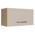 Alacena 60 cm 1 Puerta Rebatible Marrón/Crema Agata Madesa