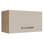 Alacena 60 cm 1 Puerta Rebatible Marrón/Crema Agata Madesa