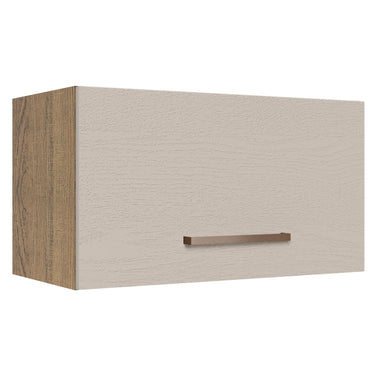 Alacena 60 cm 1 Puerta Rebatible Marrón/Crema Agata Madesa