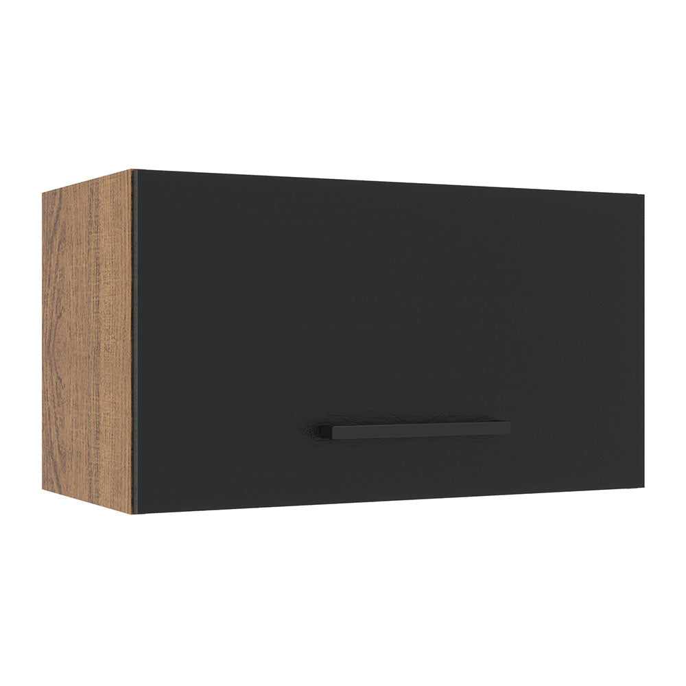 Alacena 60 cm 1 Puerta Agata Marrón/Negro