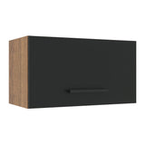 Alacena 60 cm 1 Puerta Agata Marrón/Negro