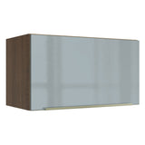 Alacena 60 cm 1 Puerta Lux Marrón/Gris