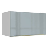 Alacena 60 cm 1 Puerta Lux Blanco/Gris