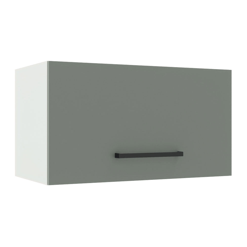 Alacena 60 cm 1 Puerta Agata Blanco/Gris