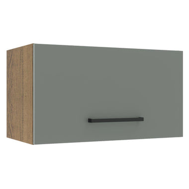 Alacena 60 cm 1 Puerta Rebatible Marrón/Gris Agata Madesa