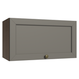 Alacena 60 cm 1 Puerta Puerta Rebatible Marrón/Gris Vik Madesa