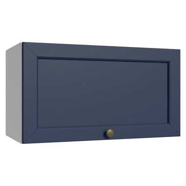 Alacena 60 cm 1 Puerta Rebatible Blanco/Azul Vik Madesa