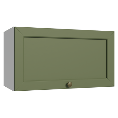 Alacena 60 cm 1 Puerta Rebatible Blanco/Verde Vik Madesa